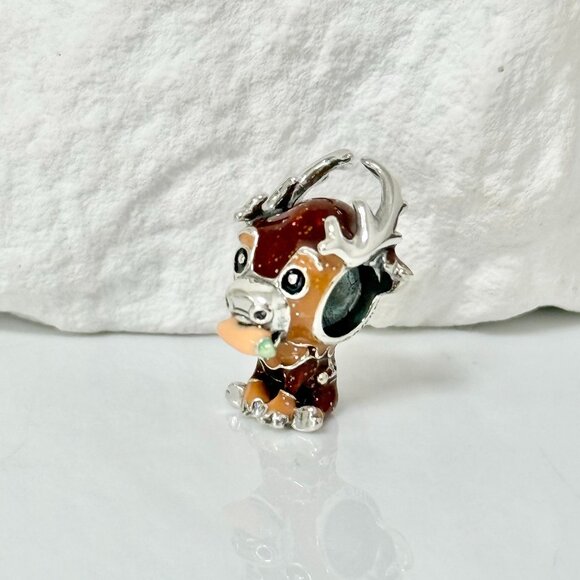 Pandora Disney Frozen Sven Charm S925 Silver Jewelry - Picture 3 of 4